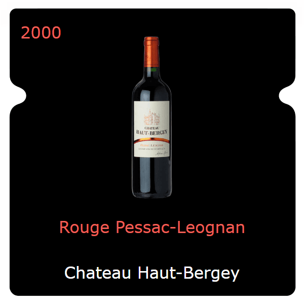Haut-Bergey Rouge Pessac-Leognan 2000