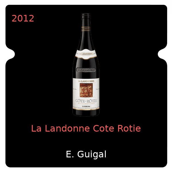 E. Guigal La Landonne Cote Rotie 2012