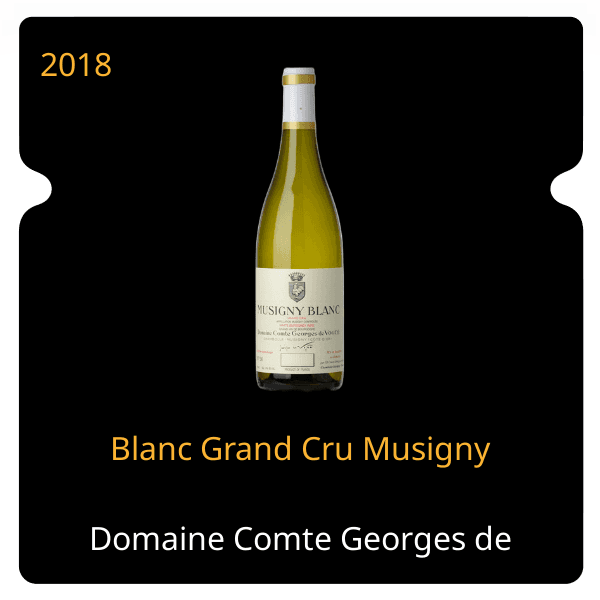 Comte Georges de Vogue Blanc Grand Cru Musigny 2018