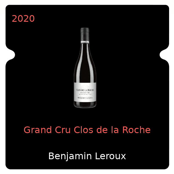 Benjamin Leroux Grand Cru Clos de la Roche 2020