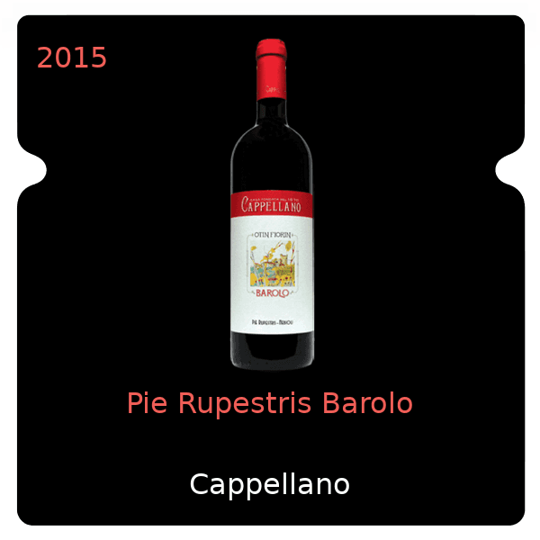 Cappellano Pie Rupestris Barolo 2015