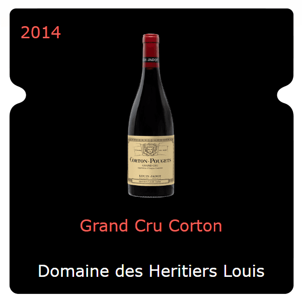 Heritiers Louis Jadot Grand Cru Corton 2014