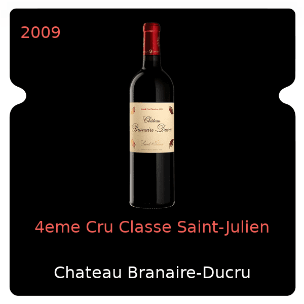 Branaire-Ducru 4eme Cru Classe Saint-Julien 2009