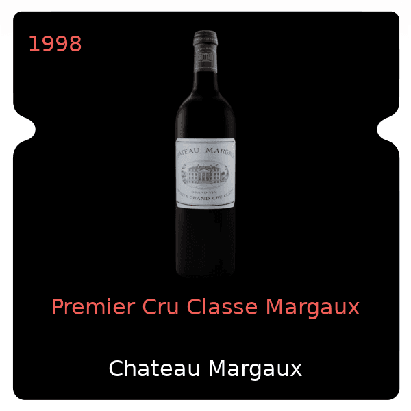 Margaux Premier Cru Classe Margaux 1998