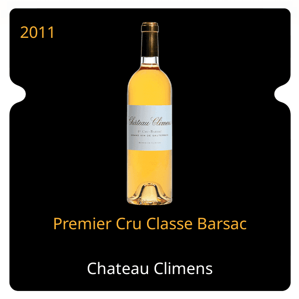 Climens Premier Cru Classe Barsac 2011