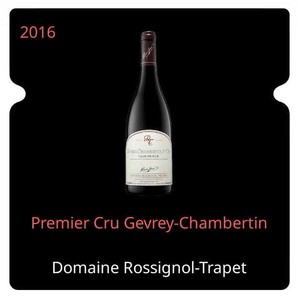Rossignol-Trapet Premier Cru Gevrey-Chambertin 2016