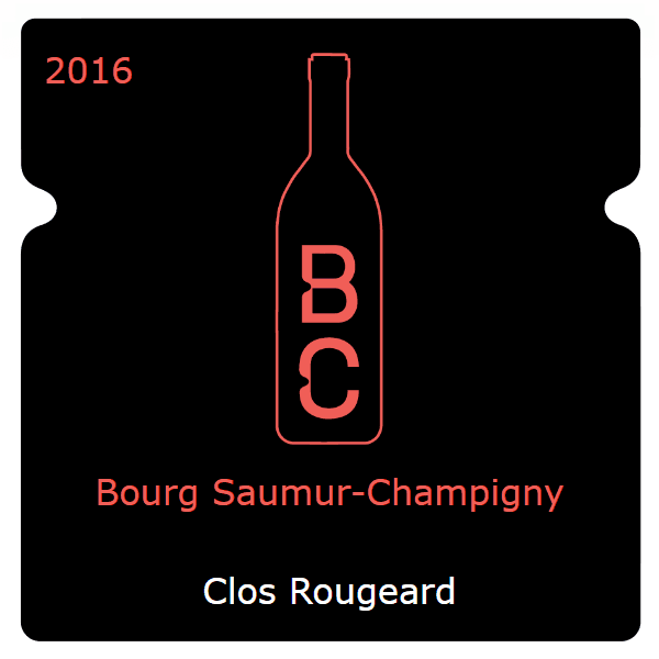 Rougeard Bourg Saumur-Champigny 2016