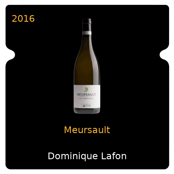Dominique Lafon Meursault 2016