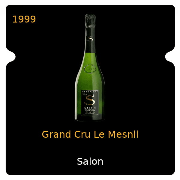 Salon Grand Cru Le Mesnil 1999