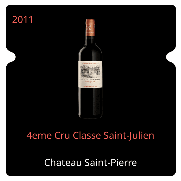 Saint-Pierre 4eme Cru Classe Saint-Julien 2011