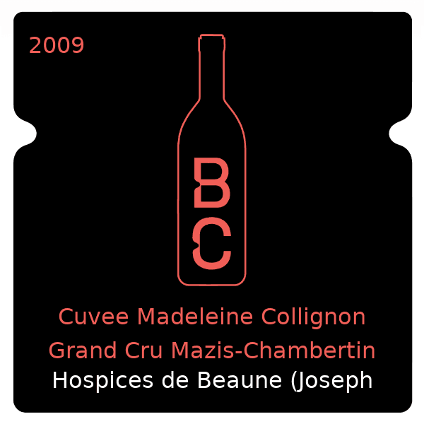 Hospices de Beaune (Joseph Faiveley) Cuvee Madeleine Collignon Grand Cru Mazis-Chambertin 2009