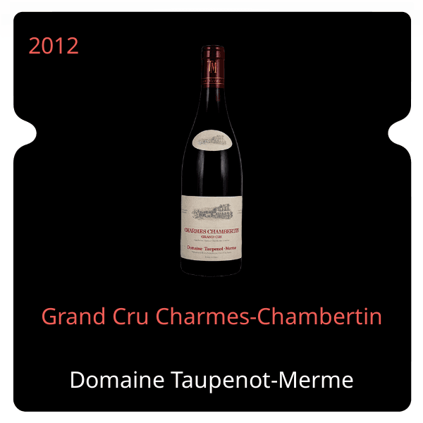Taupenot Merme Grand Cru Charmes-Chambertin 2012