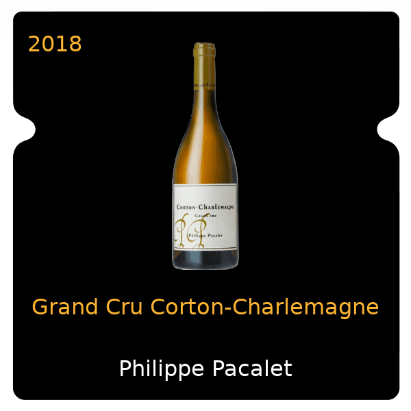 Philippe Pacalet Grand Cru Corton-Charlemagne 2018