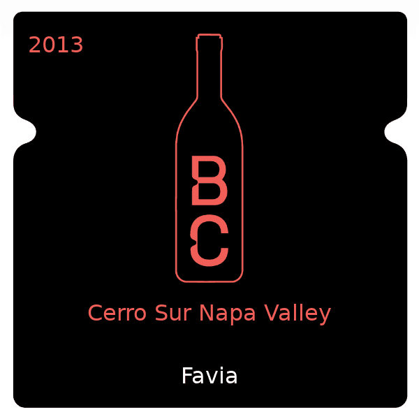 Favia Cerro Sur Napa Valley 2013