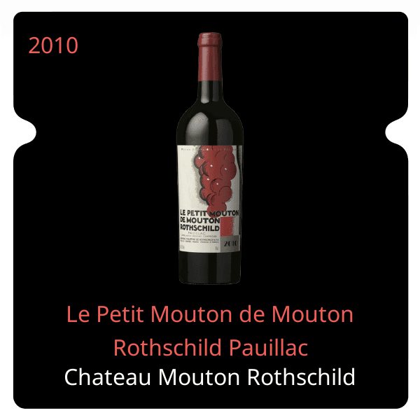 Mouton Rothschild Le Petit Mouton de Mouton Rothschild Pauillac 2010
