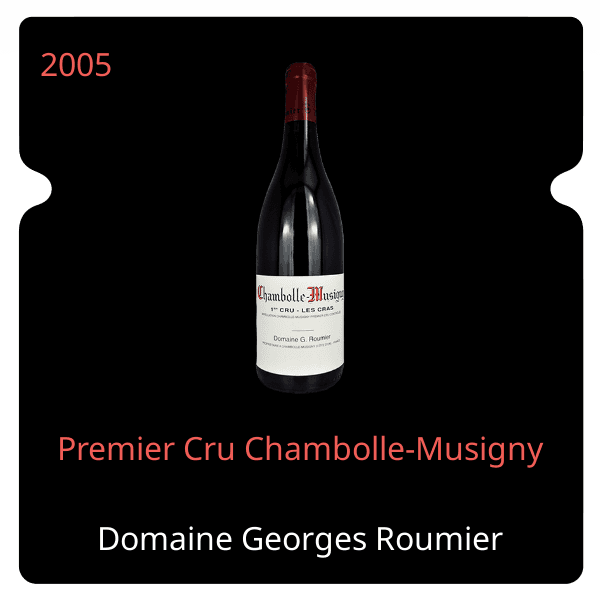 Georges Roumier Premier Cru Chambolle-Musigny 2005