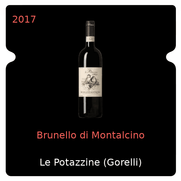 Potazzine (Gorelli) Brunello di Montalcino 2017