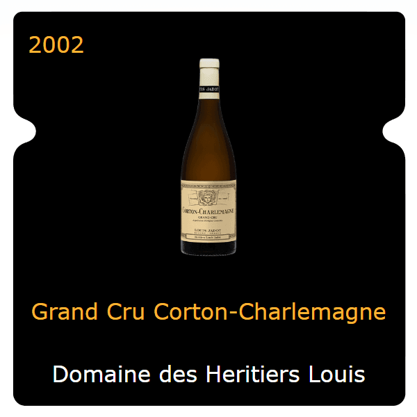 Heritiers Louis Jadot Grand Cru Corton-Charlemagne 2002