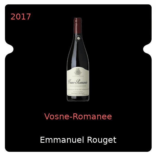 Emmanuel Rouget Vosne-Romanee 2017