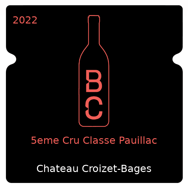 Croizet-Bages 5eme Cru Classe Pauillac 2022