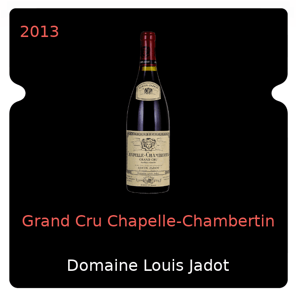 Louis Jadot Grand Cru Chapelle-Chambertin 2013