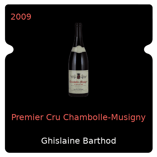 Ghislaine Barthod Premier Cru Chambolle-Musigny 2009