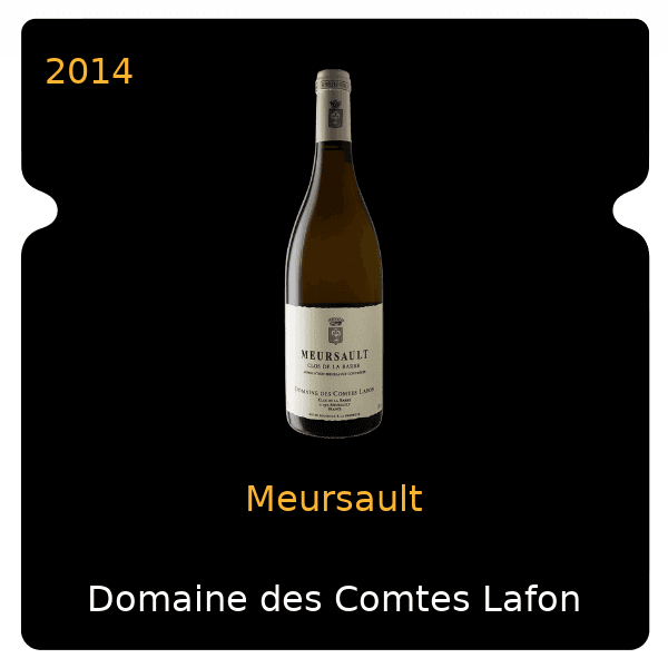 Comtes Lafon Meursault 2014