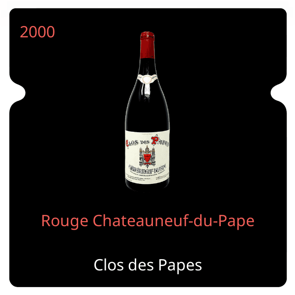 Papes Rouge Chateauneuf-du-Pape 2000