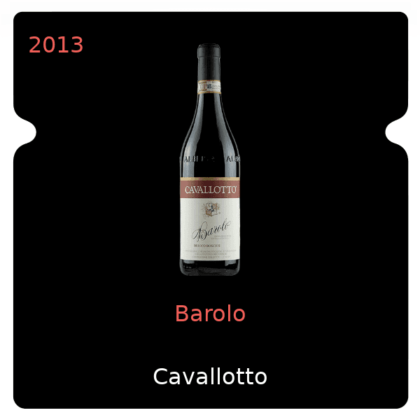 Cavallotto Barolo 2013
