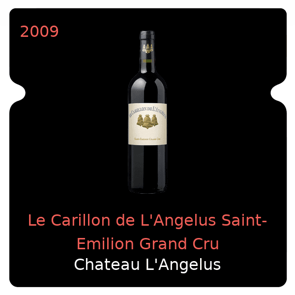 Angelus Le Carillon de L'Angelus Saint-Emilion Grand Cru 2009