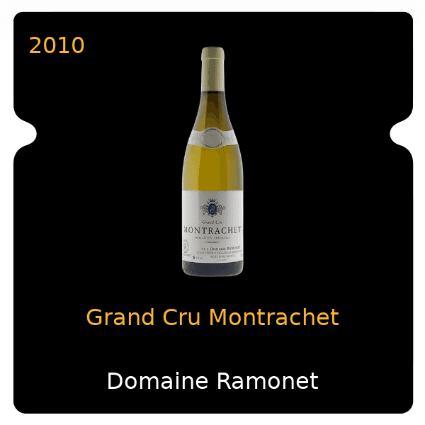 Jean-Claude Ramonet Grand Cru Montrachet 2010