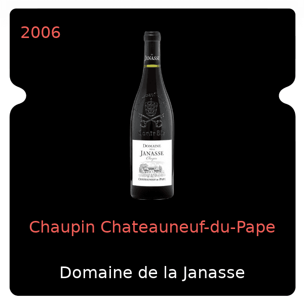 Janasse Chaupin Chateauneuf-du-Pape 2006