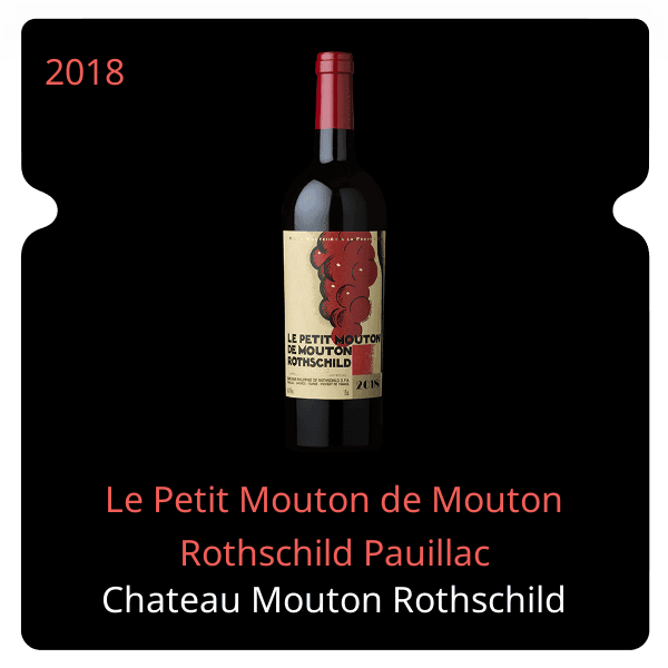 Mouton Rothschild Le Petit Mouton de Mouton Rothschild Pauillac 2018