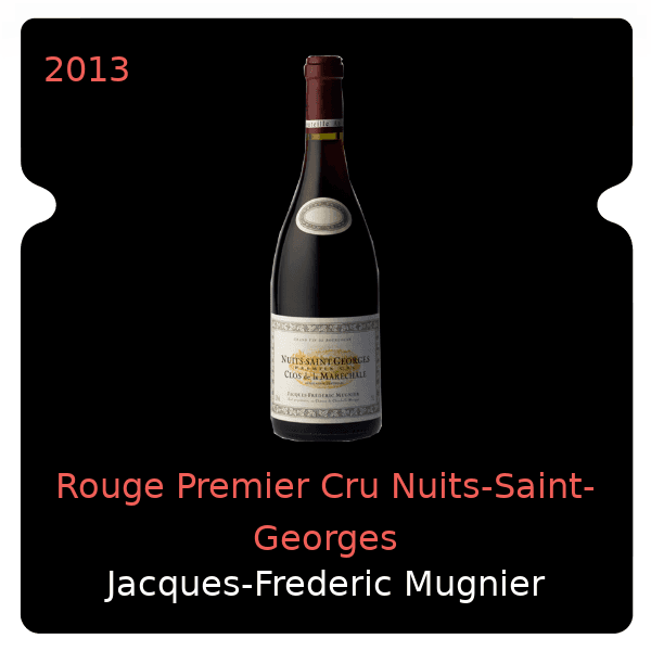 Jacques-Frederic Mugnier Rouge Premier Cru Nuits-Saint-Georges 2013
