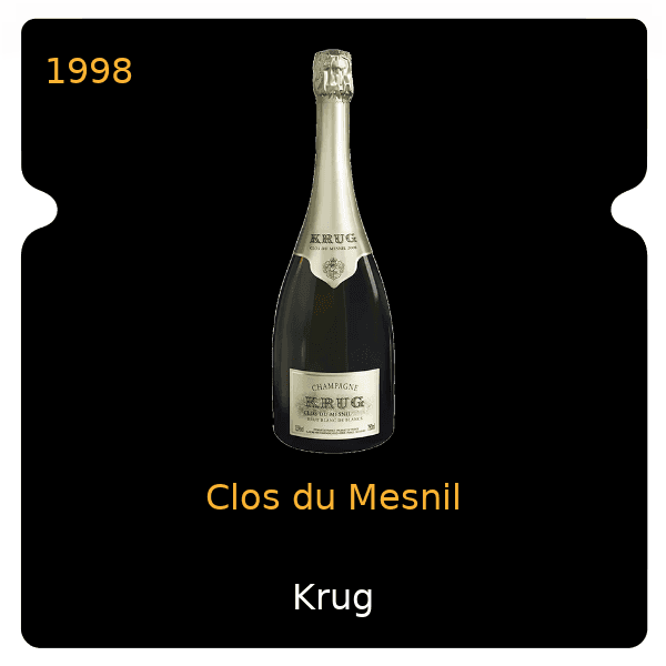 Krug Clos du Mesnil 1998