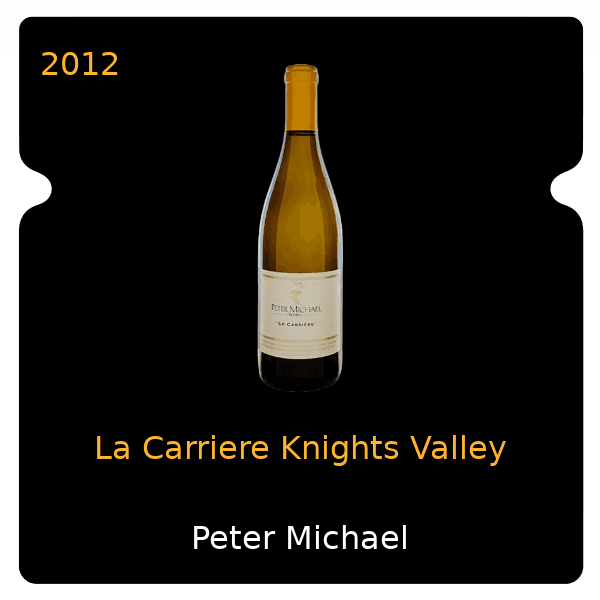 Peter Michael La Carriere Knights Valley 2012