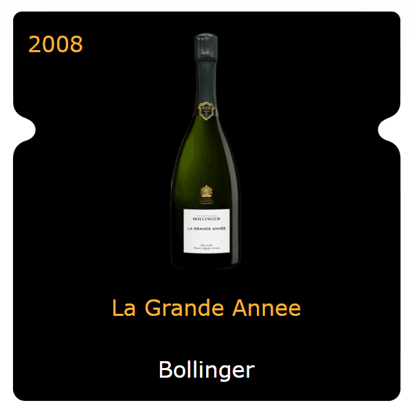 Bollinger La Grande Annee 2008