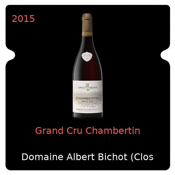 Albert Bichot (Clos Frantin) Grand Cru Chambertin 2015