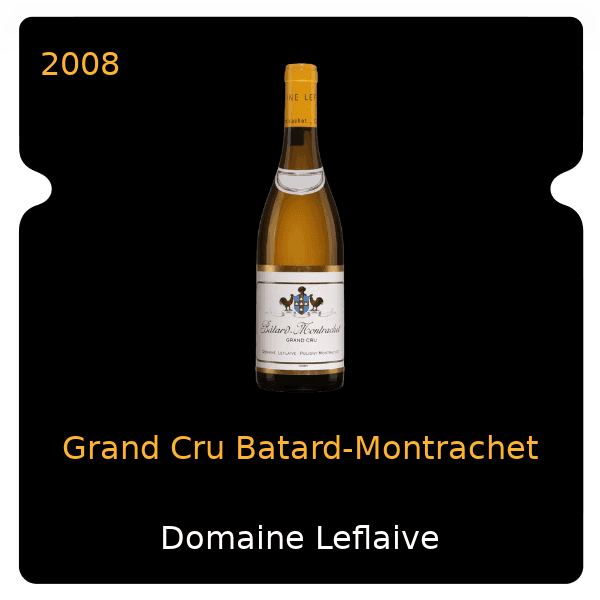 Leflaive Grand Cru Batard-Montrachet 2008