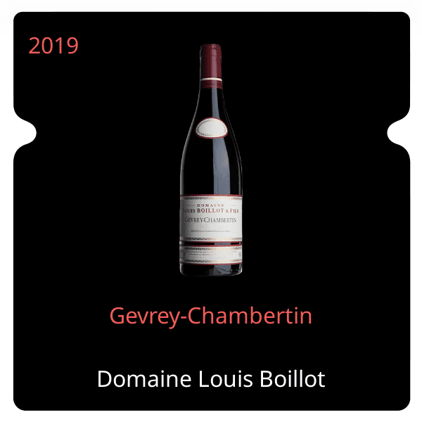 Louis Boillot Gevrey-Chambertin 2019