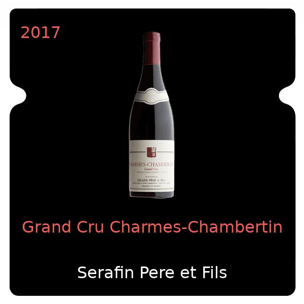 Serafin Pere et Fils Grand Cru Charmes-Chambertin 2017