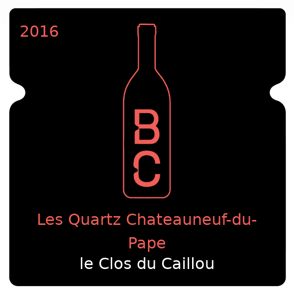 Caillou Les Quartz Chateauneuf-du-Pape 2016