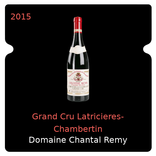 Chantal Remy Grand Cru Latricieres-Chambertin 2015