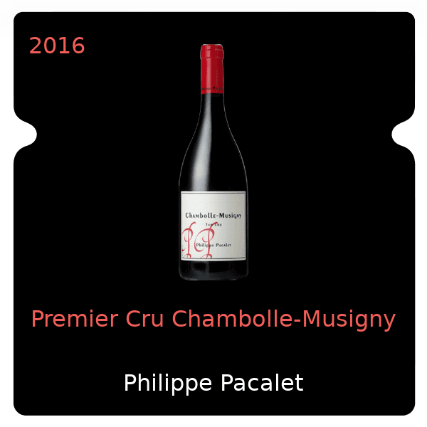 Philippe Pacalet Premier Cru Chambolle-Musigny 2016