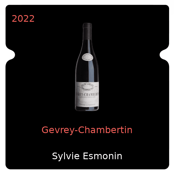 Sylvie Esmonin Gevrey-Chambertin 2022