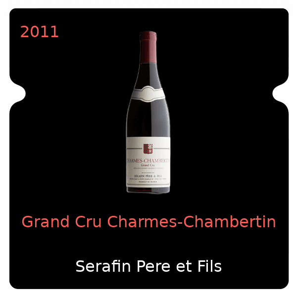 Serafin Pere et Fils Grand Cru Charmes-Chambertin 2011