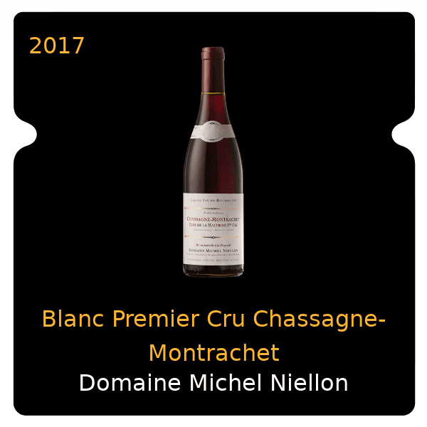 Michel Niellon Blanc Premier Cru Chassagne-Montrachet 2017