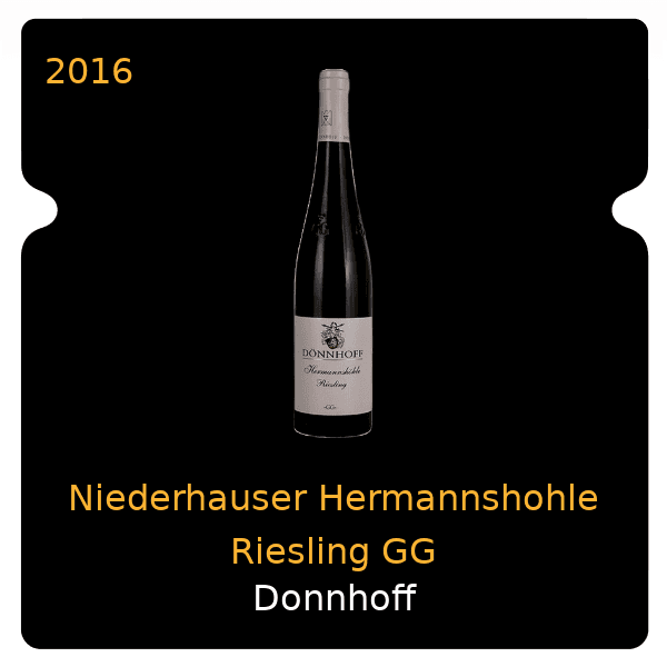 Donnhoff Niederhauser Hermannshohle Riesling GG 2016