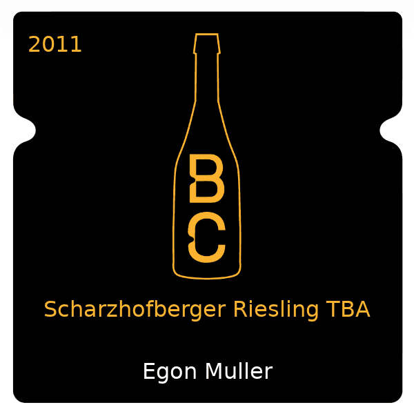 Egon Muller Scharzhofberger Riesling TBA 2011