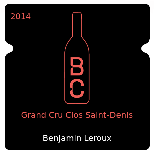 Benjamin Leroux Grand Cru Clos Saint-Denis 2014